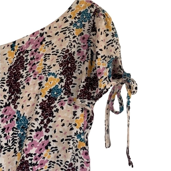 - NWT Free People Cream Miss Right Floral Print Mini Dress - Picture 9 of 15